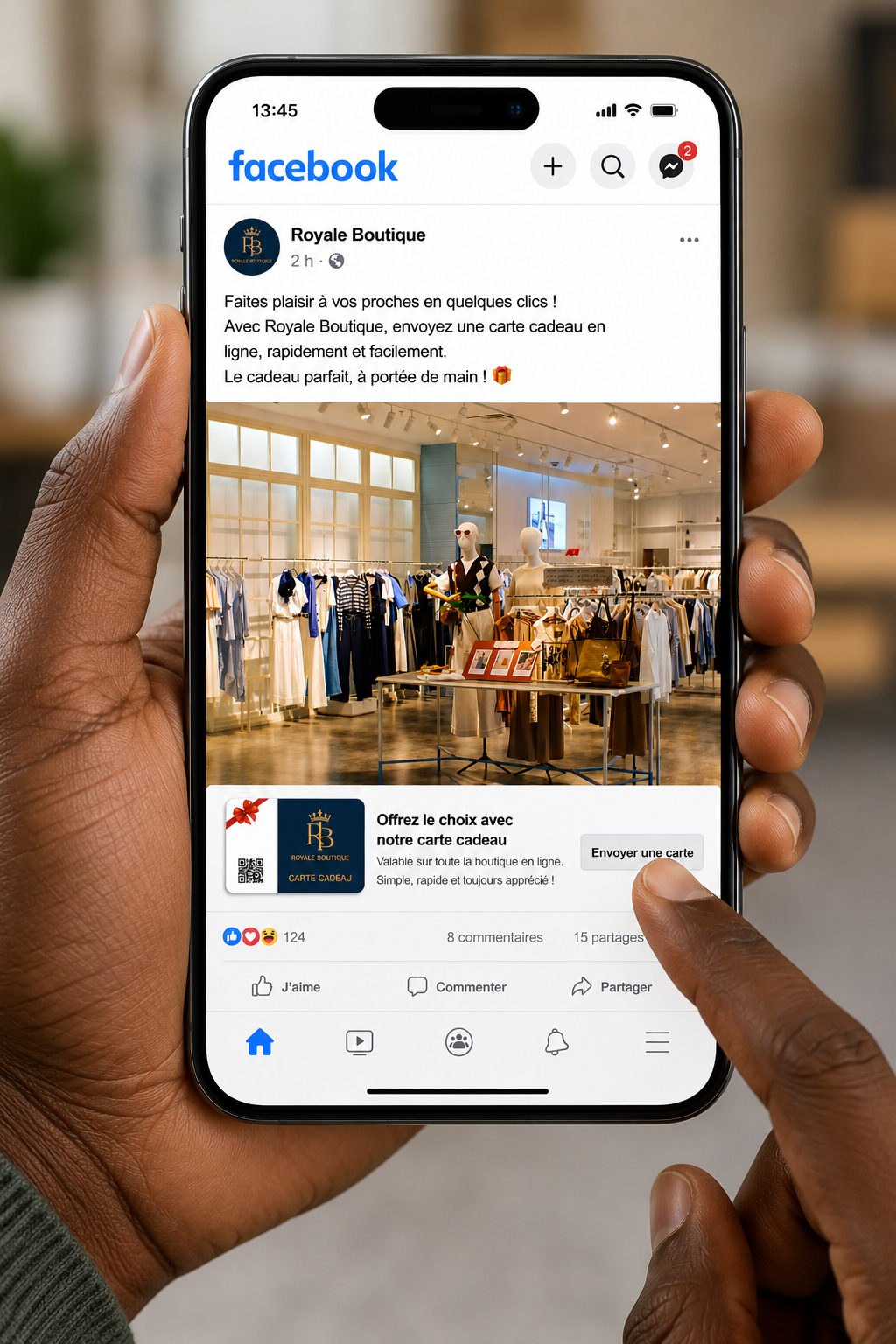 Sur vos réseaux sociaux